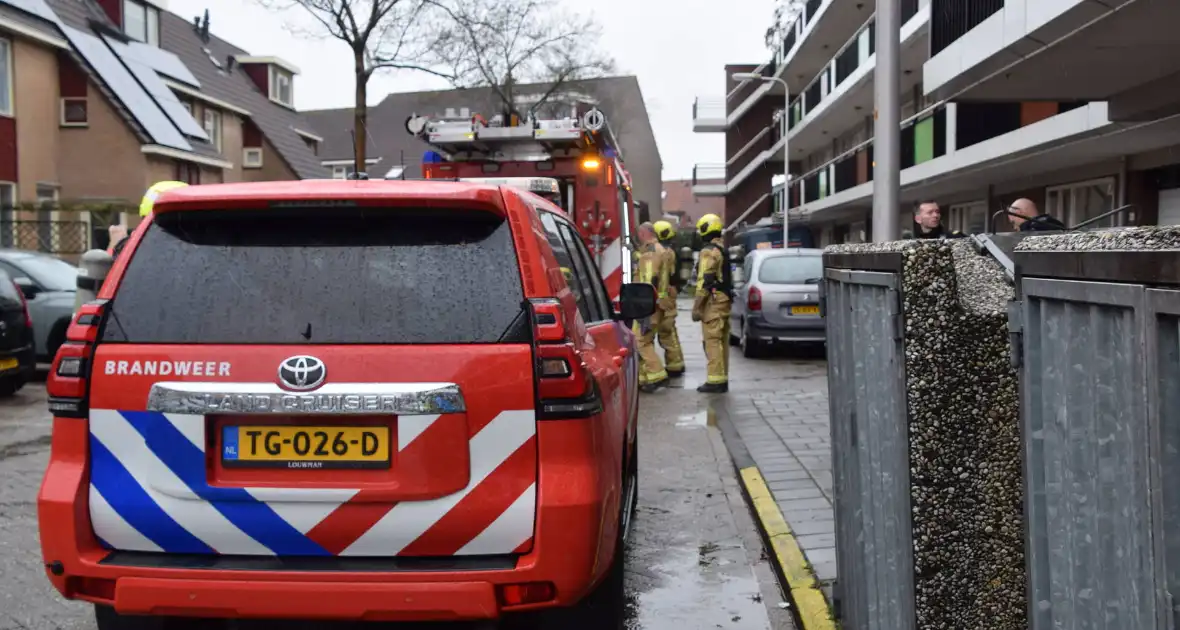 Brand in kelderbox snel onder controle - Foto 1