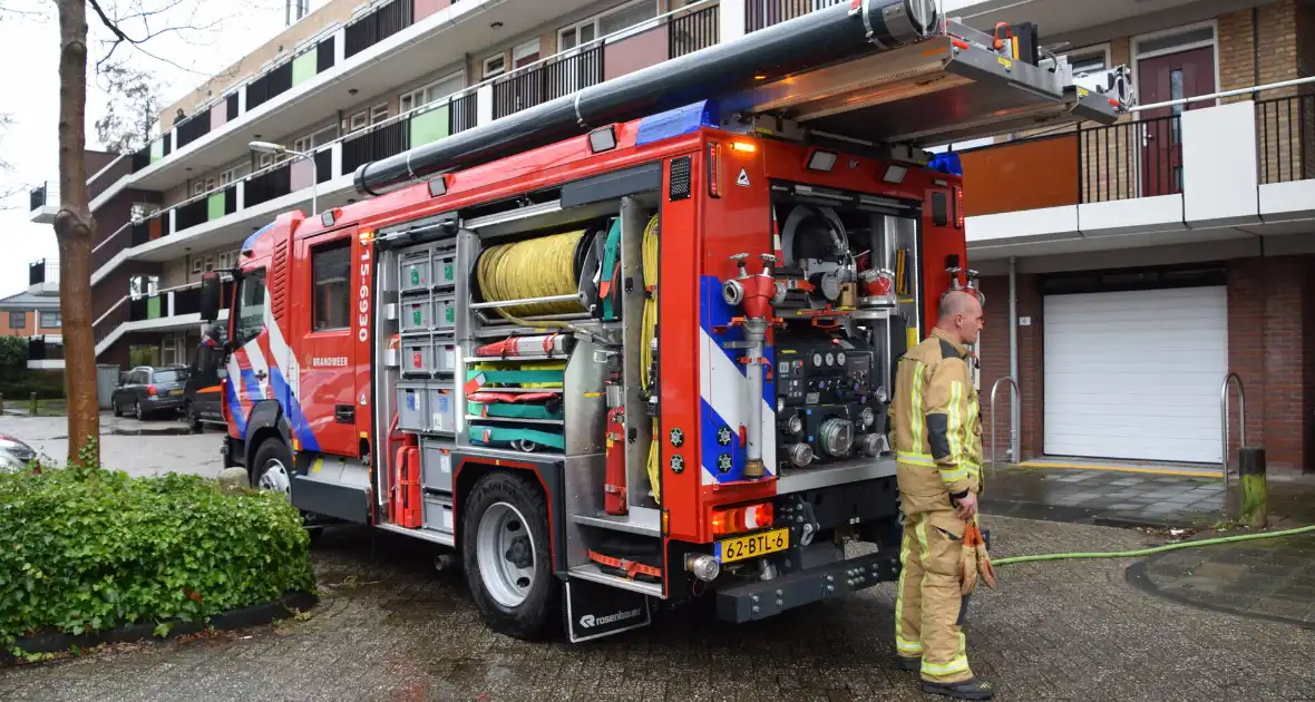 Brand in kelderbox snel onder controle - Foto 5