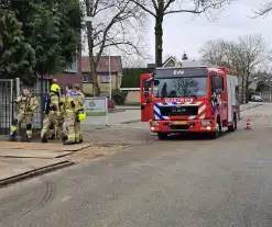 Gaslek op bouwplaats voormalig kinderdagverblijf