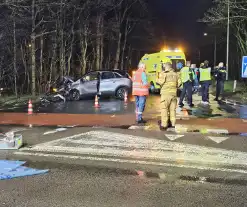 Meerdere auto's betrokken bij ernstig ongeval op-en afrit A30