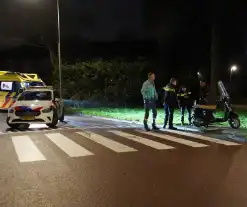 Voetganger gewond bij aanrijding met scooterrijder