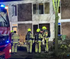 Veel rookontwikkeling bij brand op zolder