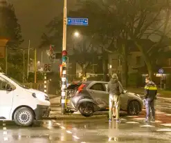 Achterwiel breekt bij verkeersongeval