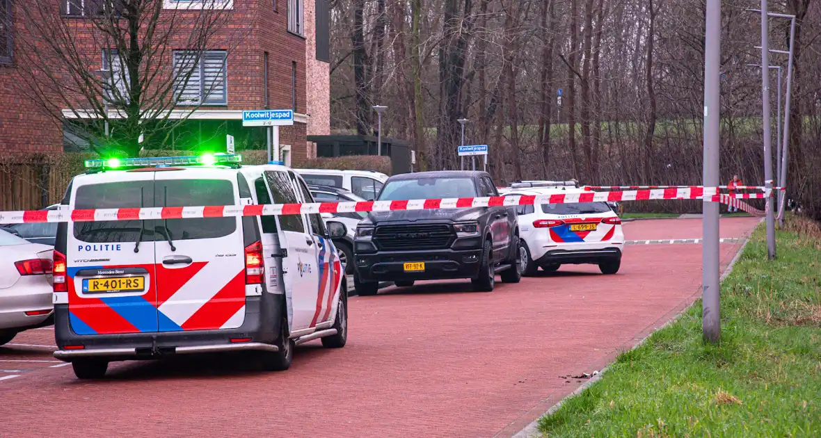 Persoon voor zijn auto neergeschoten