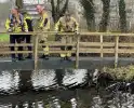 Brandweer ingezet voor voor fietsen in het water