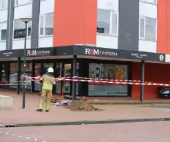 Winkelplein afgesloten vanwege gaslekkage