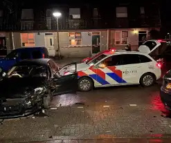 Achtervolging eindigd in flinke crash