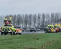 Motorrijder ten gewond op snelweg