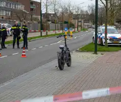 Meisje op een fatbike aangereden