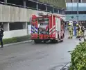 Autobrand in parkeergarage van ziekenhuis
