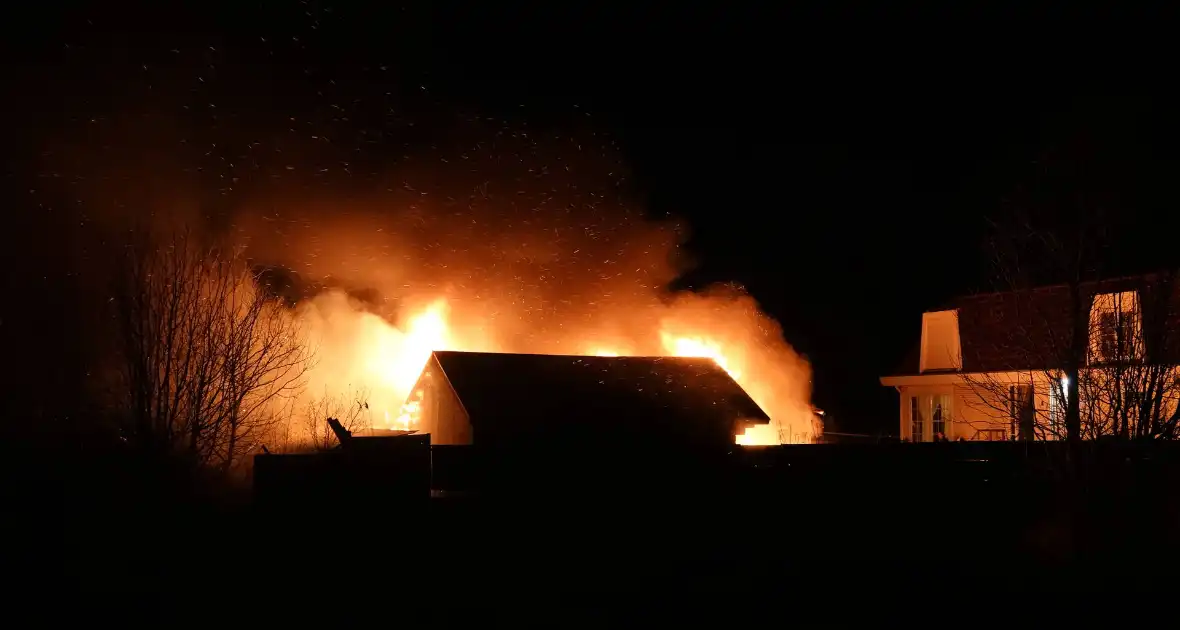 Brand verwoest tuinhuis op woonwagenkamp - Foto 7