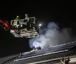 Flinke rookontwikkeling door schoorsteenbrand