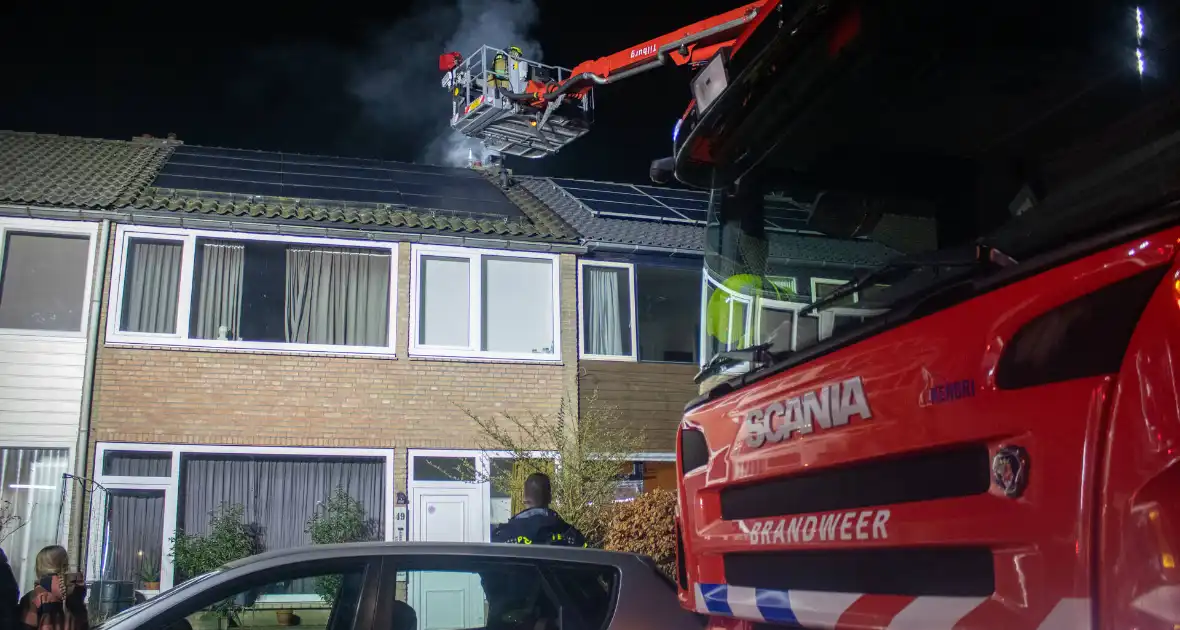 Flinke rookontwikkeling door schoorsteenbrand - Foto 1