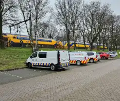 Door een aanrijding rijden er geen treinen tussen Maarn en Ede-Wageningen