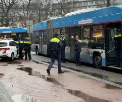 Brommobiel klapt op lijnbus