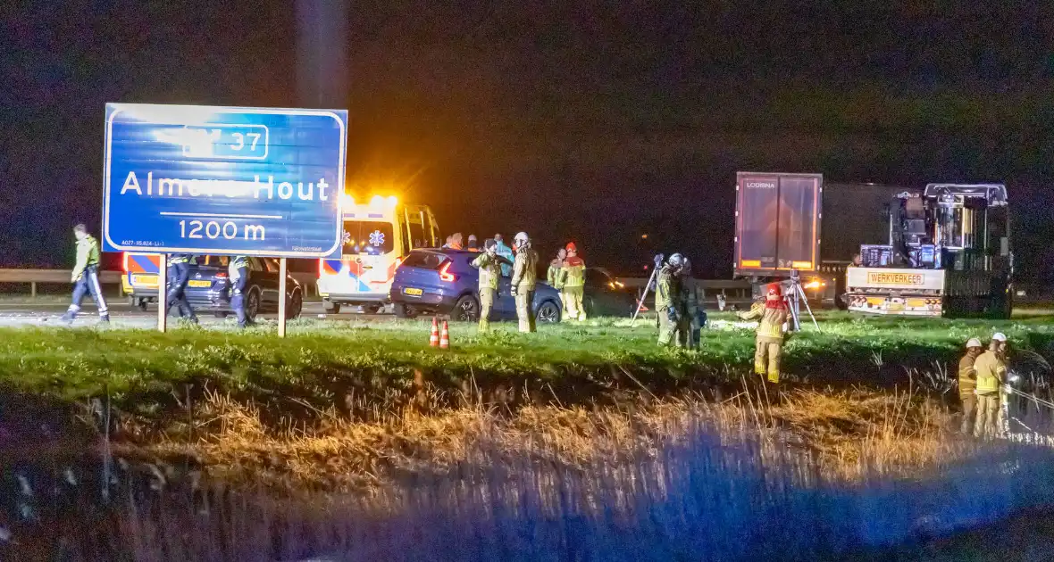 Automobilist overleden bij aanrijding