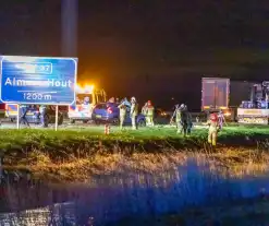 Automobilist overleden bij aanrijding