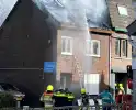 Forse rookontwikkeling bij woningbrand, traumateam ingezet