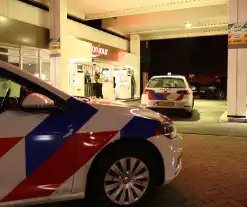 Total tankstation overvallen politie zoekt dader