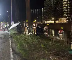 Persoon overleden bij eenzijdige aanrijding