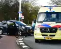 Fietsster gewond bij aanrijding op rotonde