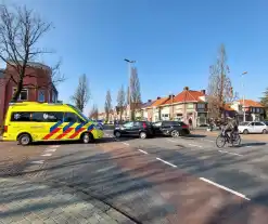 Auto's zwaar beschadigd door aanrijding