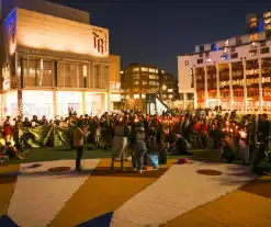 Grote opkomst bij gemengde demonstratie