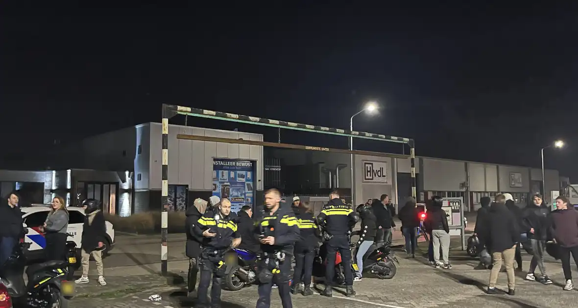 Grote scooter meeting gestopt door politie - Foto 2