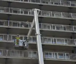 Rookontwikkeling bij brand in flatwoning