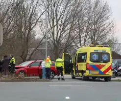 Twee voertuigen afgesleept na kop-staartaanrijding