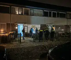 Veel politieinzet rondom woning