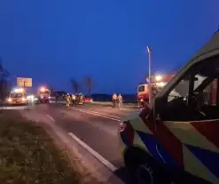 Meerdere voertuigen beschadigd bij botsing