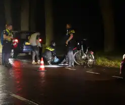 Automobilist rijdt door na aanrijding met fietsster