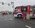 Persoon bekneld na verkeersongeval