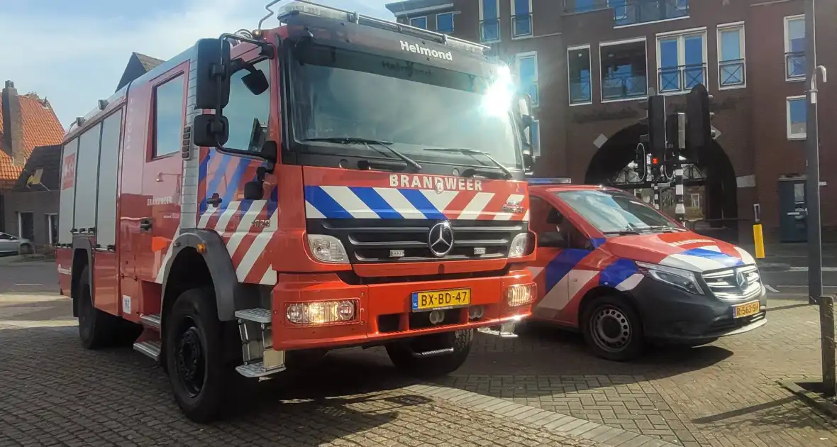 Rookontwikkeling bij brand in kelder - Foto 1