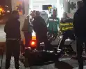 Scooterrijder en voetganger gewond bij botsing