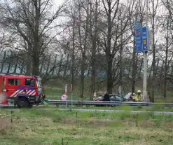 Mogelijk brand in motorcompartiment