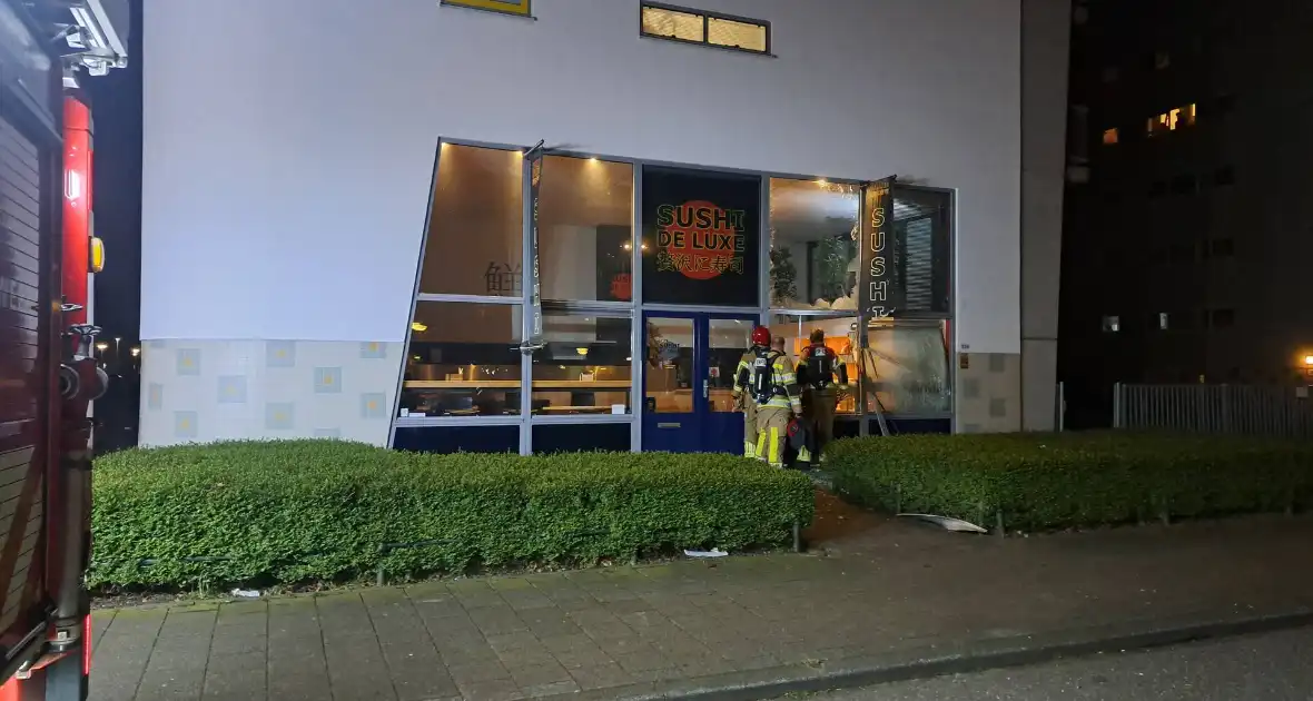 Flinke schade aan sushirestaurant na explosie - Foto 2