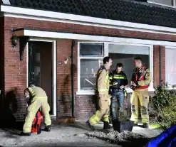 Brand in leegstaande woning zorgt voor rookontwikkeling