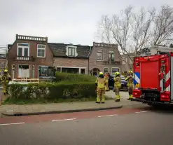 Gaslekkage door graafwerkzaamheden bij woning