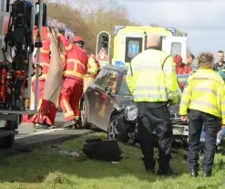 Zwaargewonde bij ernstig ongeval