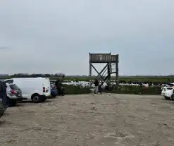 Uitkijktoren binnenveldse hooilanden vernield