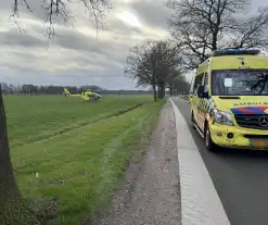 Traumateam ingezet nadat man uit boom valt