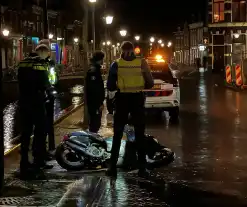 Scooter flink beschadigd na val