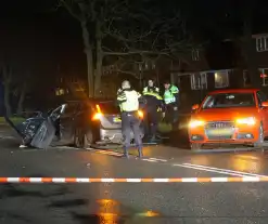 Meerdere voertuigen lopen schade op bij aanrijding