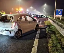 Snelweg deels dicht door ongeval