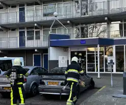 Rookoverlast door barbecue op balkon