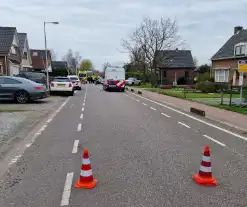 Motoragent onderweg naar overval krijgt ongeval met fietser