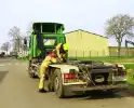 Rookontwikkeling bij chassis van vrachtwagen