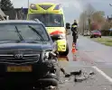 Forse schade na ongeval tussen twee auto's